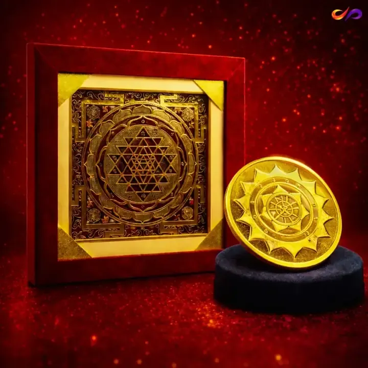 Mahalakshmi Dhankumbh ShreeYantra + Rajlakshmi Suvarna Yantra